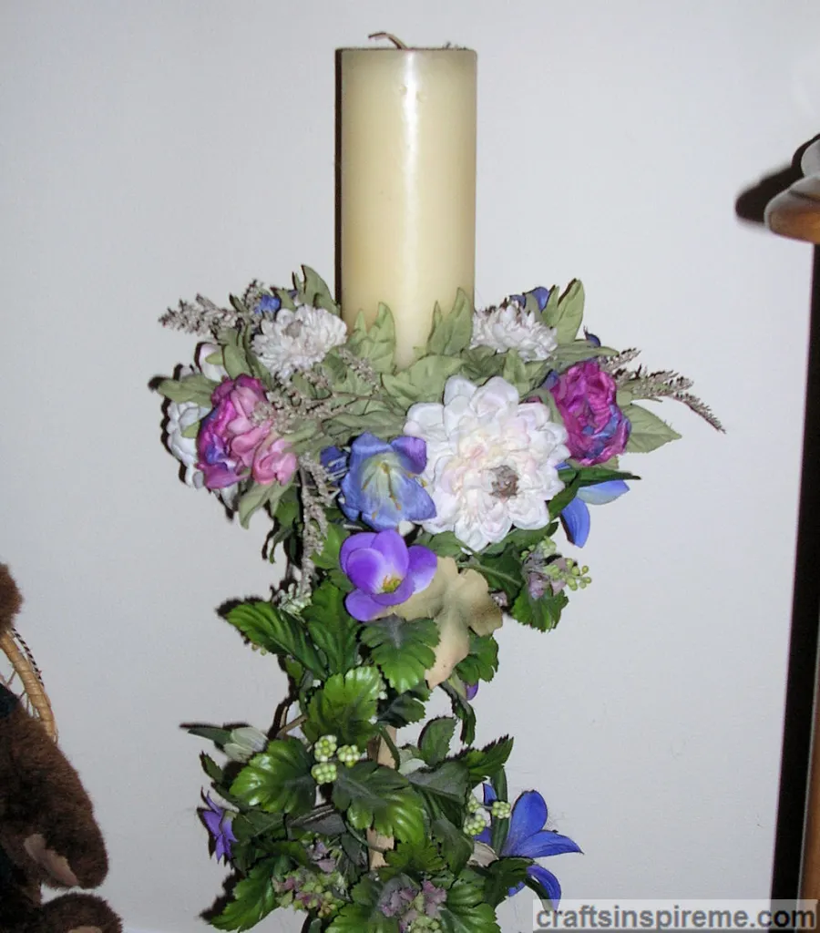 Candle Stand Floral