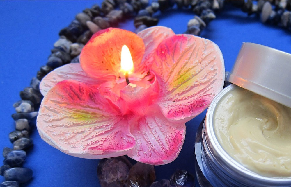 Scented Flower Candle