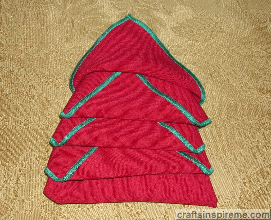 Completed Napkin Tree